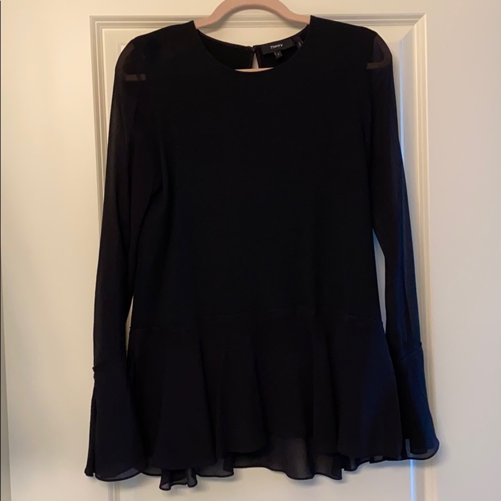 Theory Peplum Blouse